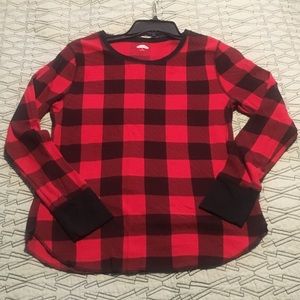 Lightweight thermal buffalo check top